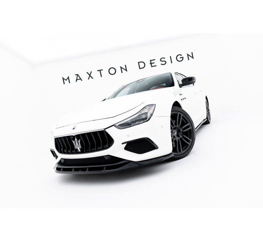 Maxton Design Set of Splitters Maserati Ghibli Modena Mk3 Facelift