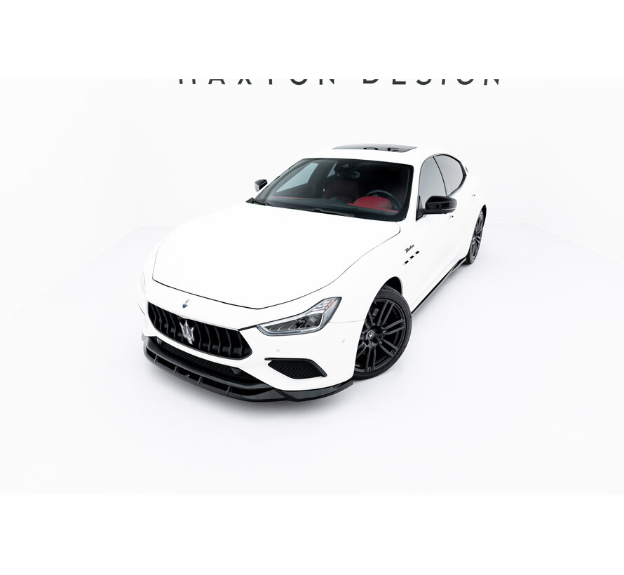 Maxton Design Set of Splitters Maserati Ghibli Modena Mk3 Facelift
