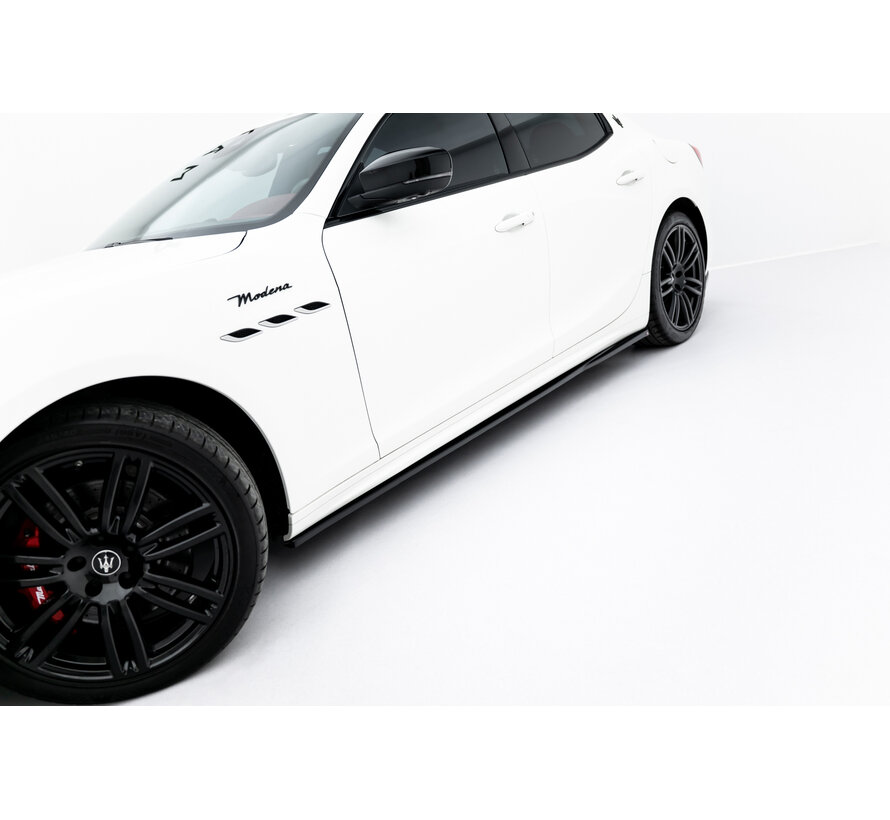 Maxton Design Set of Splitters Maserati Ghibli Modena Mk3 Facelift