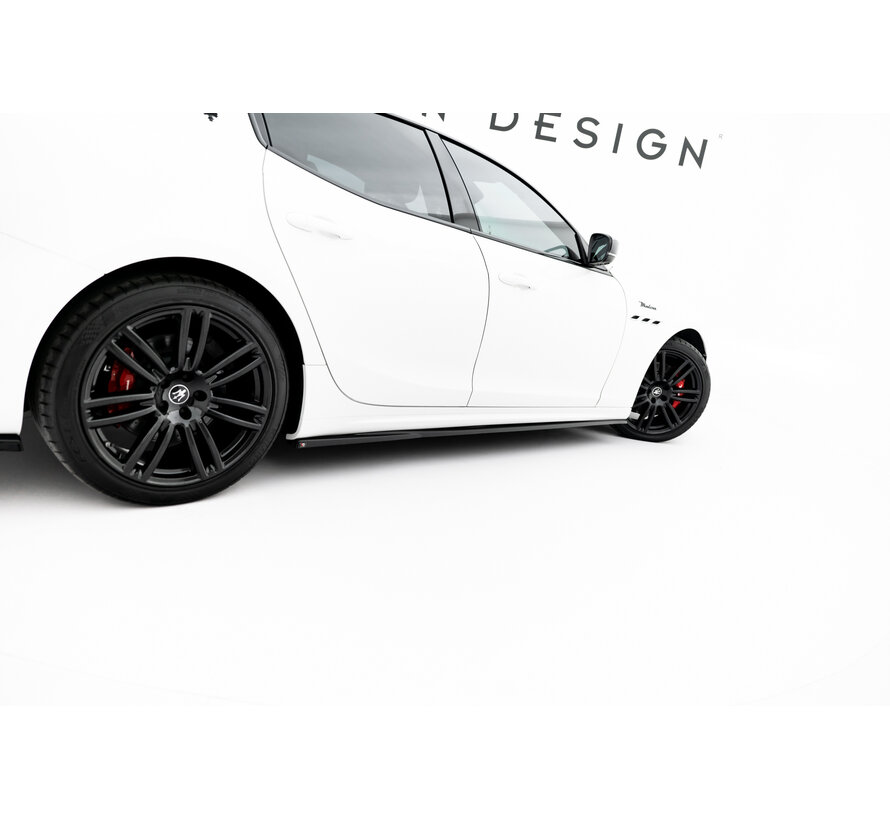 Maxton Design Set of Splitters Maserati Ghibli Modena Mk3 Facelift