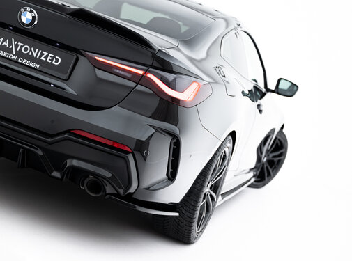 Maxton Design Maxton Design Rear Side Splitters V.7 BMW 4 M-Pack G22 / G23 / G22 Facelift / G23 Facelift
