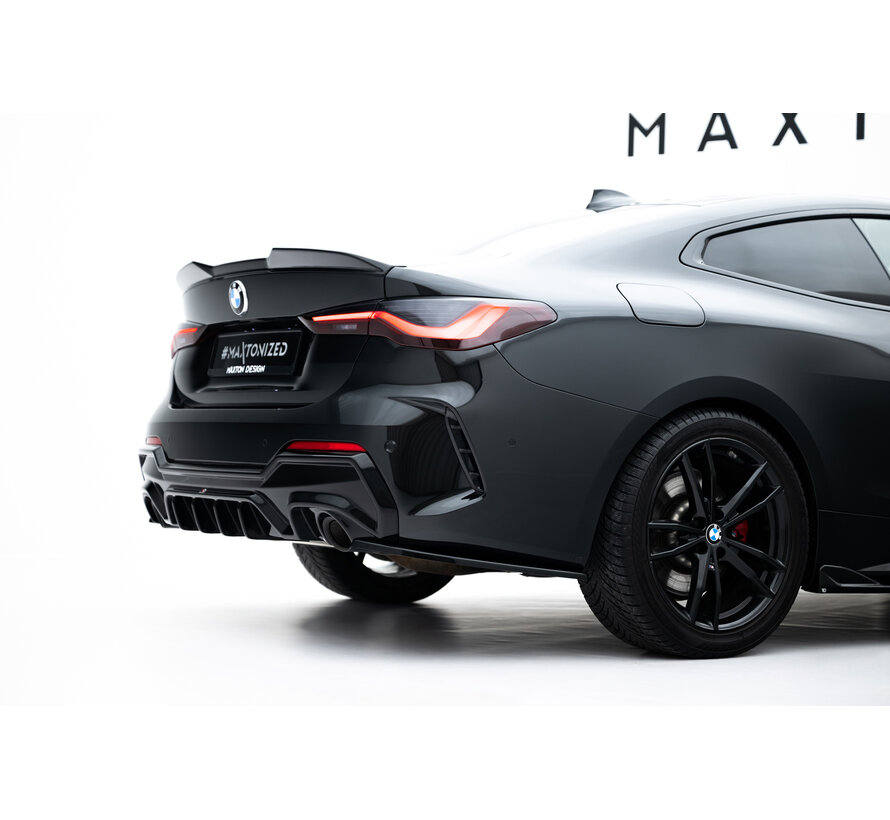 Maxton Design Rear Side Splitters V.7 BMW 4 M-Pack G22 / G23 / G22 Facelift / G23 Facelift