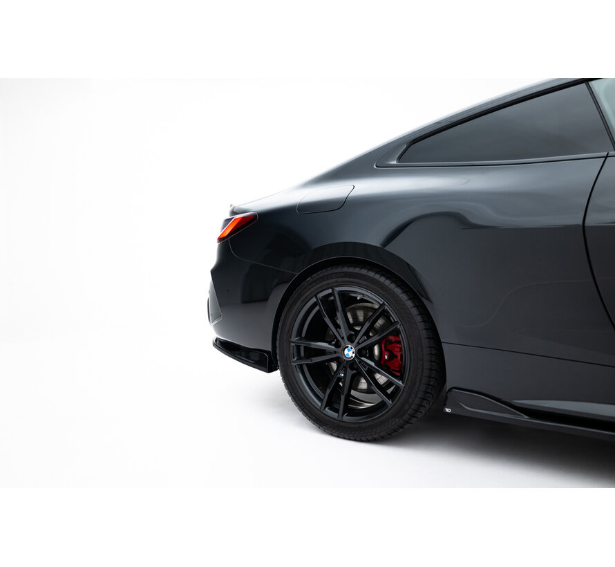 Maxton Design Rear Side Splitters V.8 BMW 4 M-Pack G22 / G23 / G22 Facelift / G23 Facelift