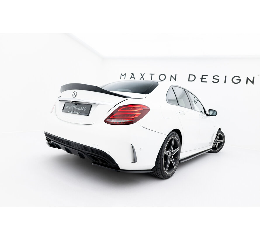 Maxton Design Rear Side Splitters Mercedes-Benz C AMG-Line / C43 AMG Sedan W205