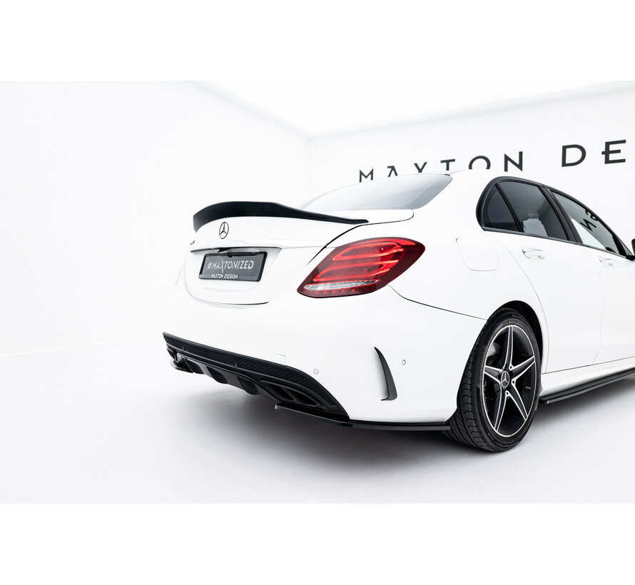 Maxton Design Rear Side Splitters Mercedes-Benz C AMG-Line / C43 AMG Sedan W205