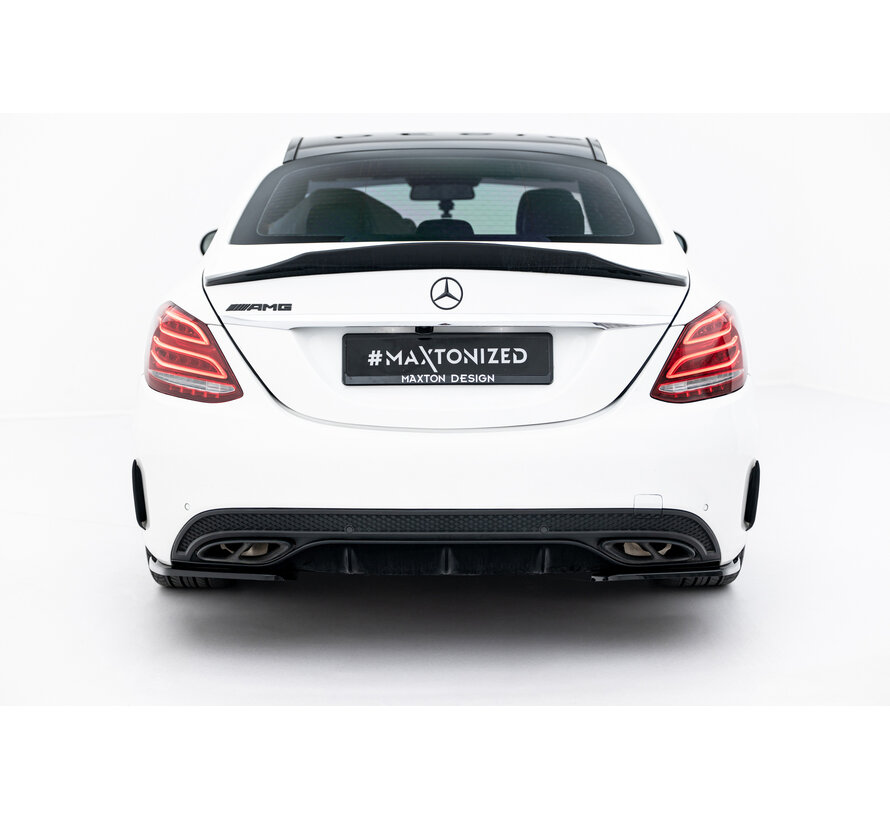 Maxton Design Rear Side Splitters Mercedes-Benz C AMG-Line / C43 AMG Sedan W205