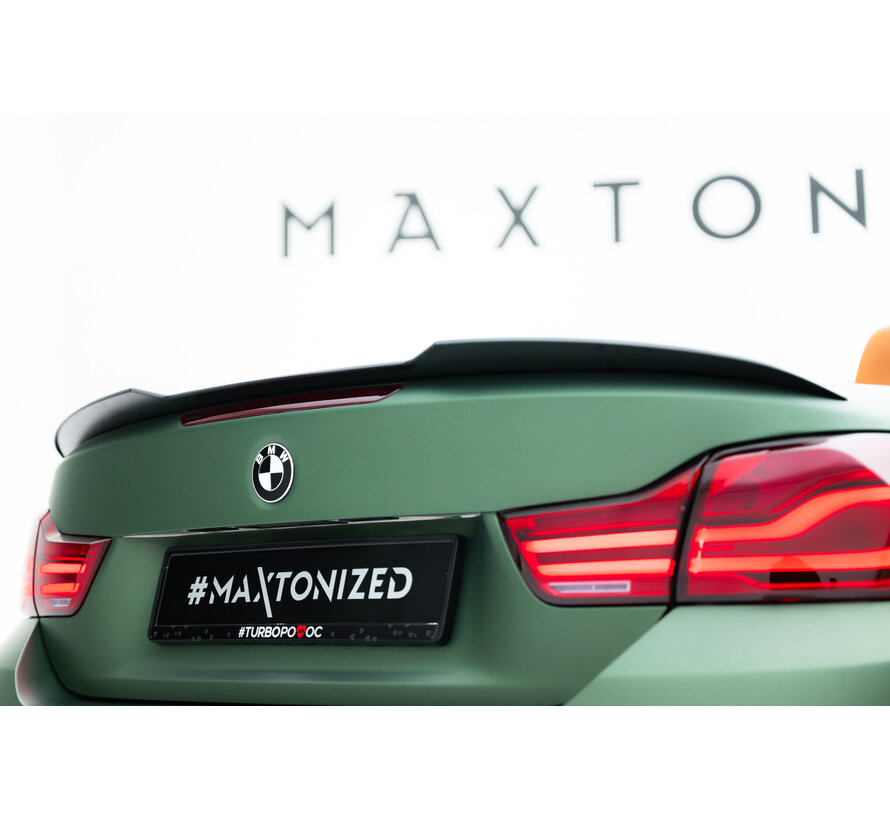 Maxton Design Spoiler Cap passend voor BMW 4 Cabrio F33