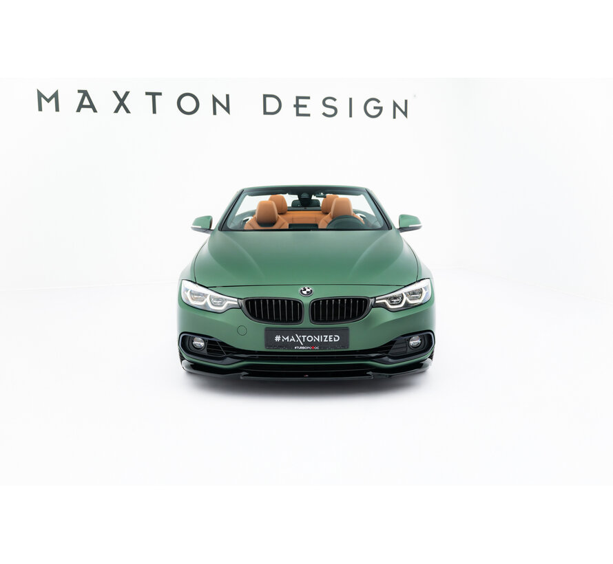 Maxton Design Front Splitter BMW 4 Cabrio / Coupe F33 / F32
