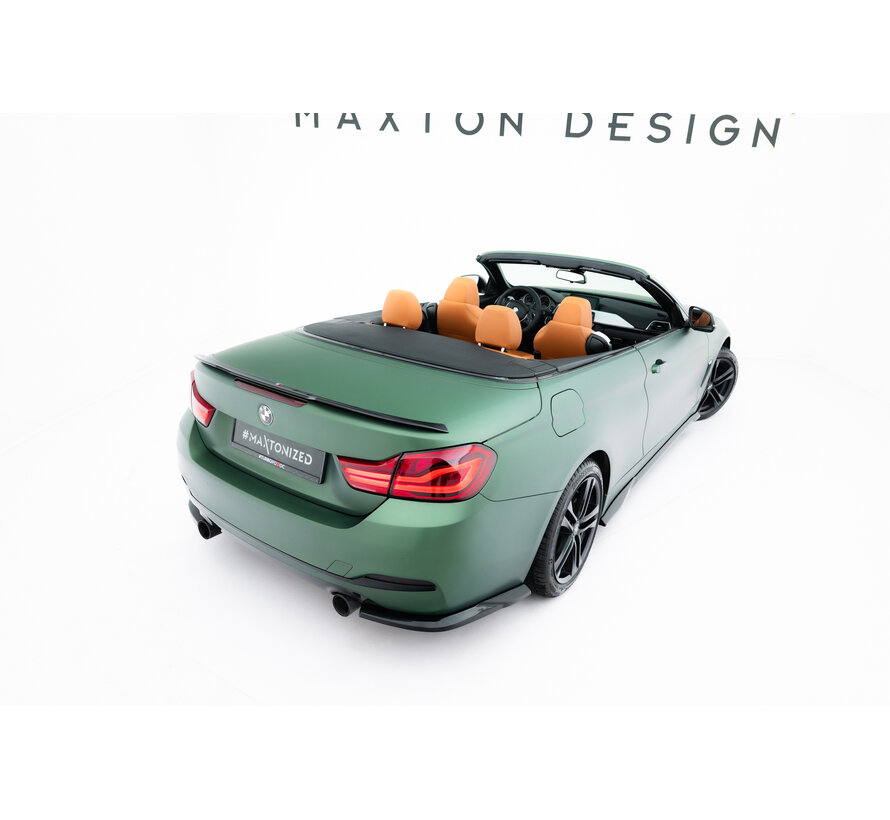 Maxton Design Rear Side Splitters BMW 4 Cabrio / Coupe F33 / F32