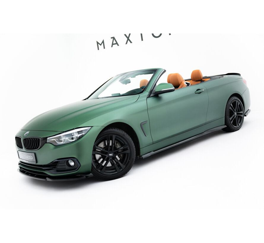 Maxton Design Side Skirts Diffusers BMW 4 Cabrio / Coupe F33 / F32