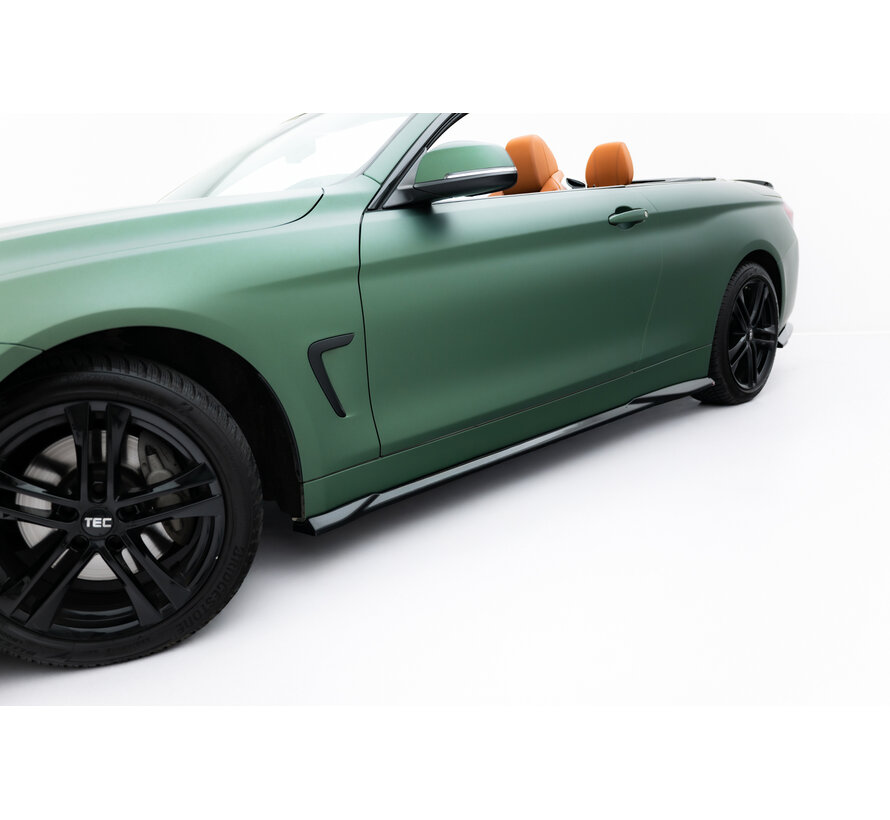 Maxton Design Set of Splitters passend voor BMW 4 Cabrio F33
