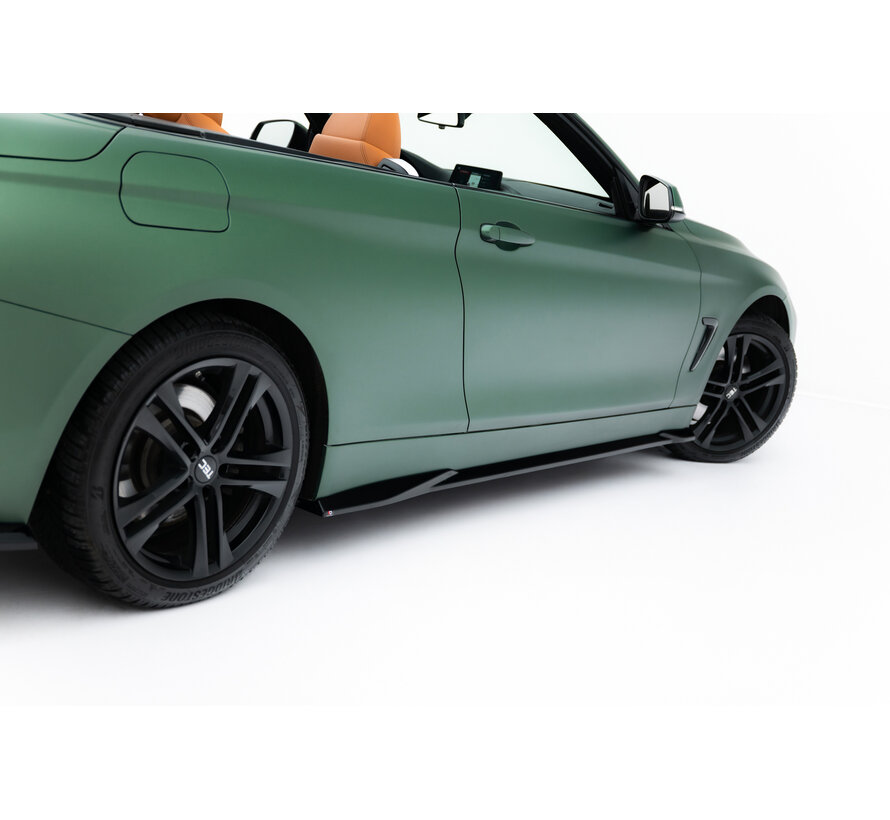 Maxton Design Set of Splitters passend voor BMW 4 Cabrio F33