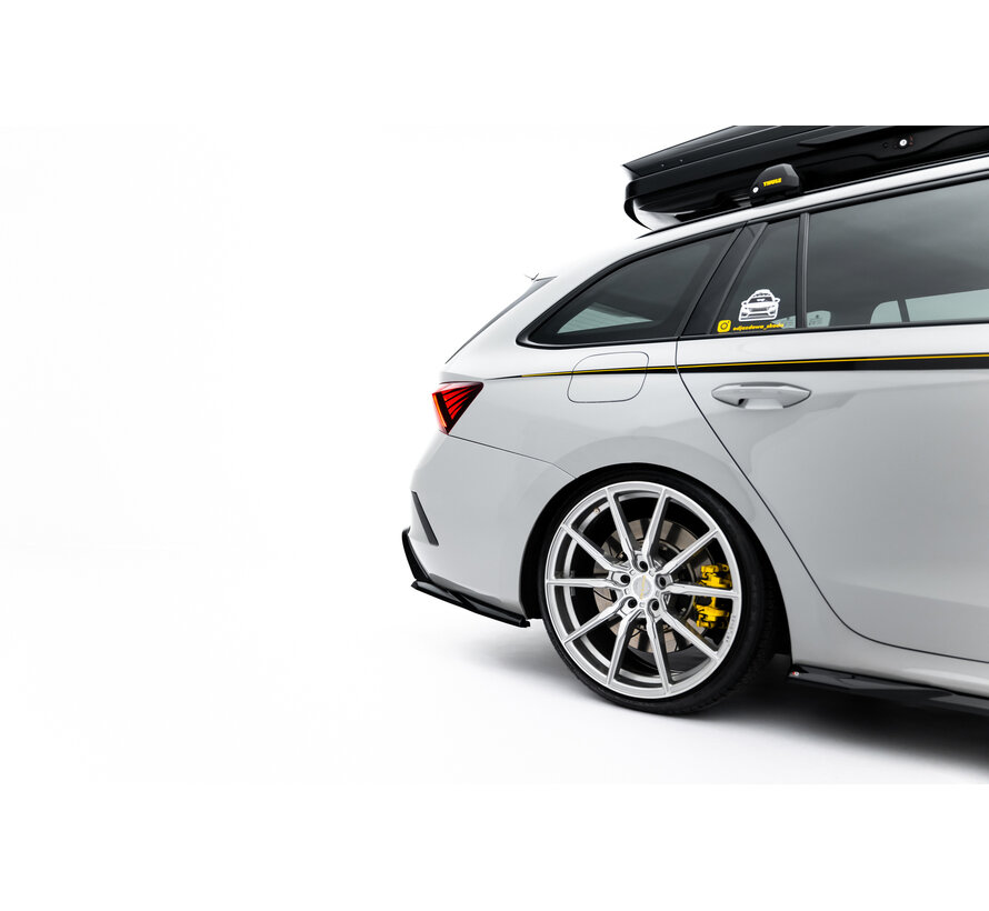 Maxton Design Rear Side Splitters V.7 Skoda Octavia RS Liftback / Combi Mk4