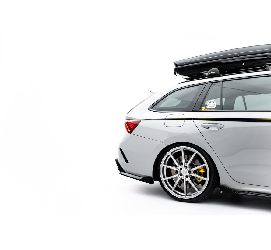 Maxton Design Rear Side Splitters V.8 Skoda Octavia RS Liftback / Combi Mk4