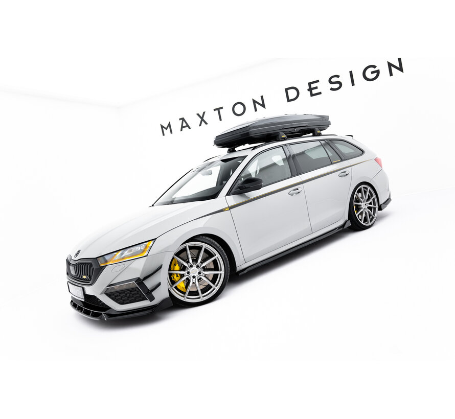 Maxton Design Side Skirts Diffusers V.4 Skoda Octavia RS Liftback / Combi Mk4