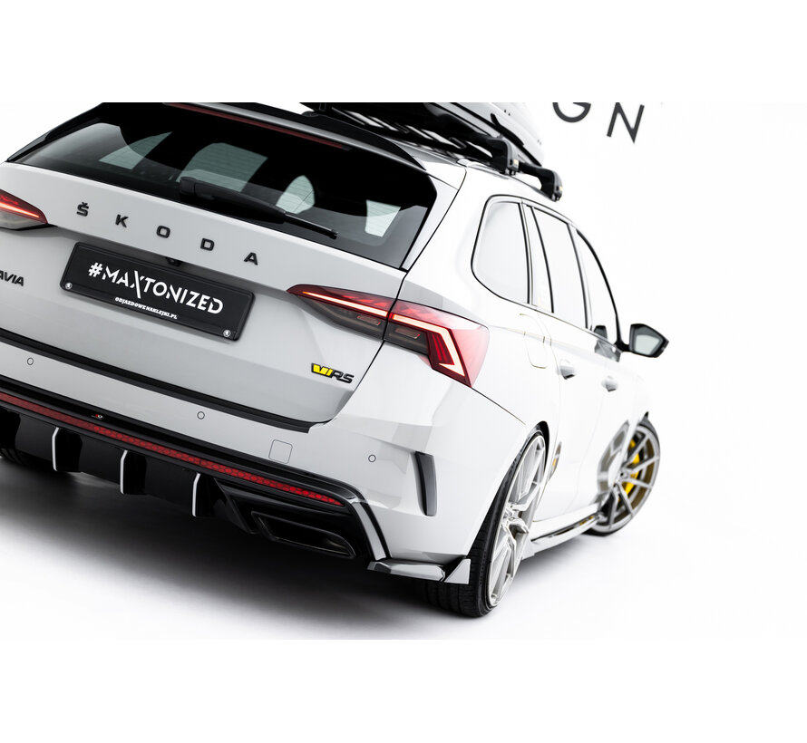 Maxton Design Set of Splitters V.2 Skoda Octavia RS Combi Mk4