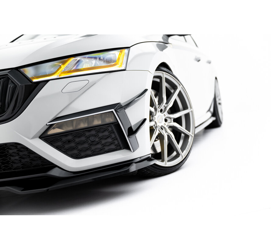 Maxton Design Front Bumper Wings (Canards) Skoda Octavia RS Mk4