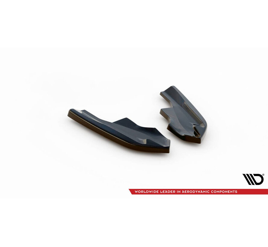 Maxton Design Rear Side Splitters V.4 for Volkswagen Golf R Hatchback Mk8 Facelift