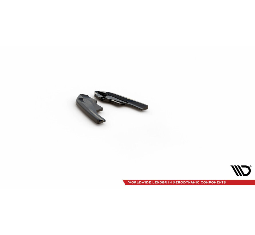 Maxton Design Rear Side Splitters V.4 for Volkswagen Golf R Hatchback Mk8 Facelift