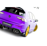 Maxton Design Maxton Design Rear Side Splitters V.6 + Flaps Volkswagen Golf R Hatchback Mk8 Facelift