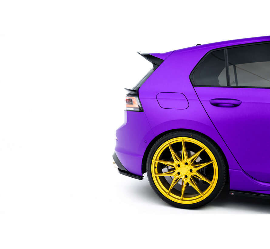 Maxton Design Rear Side Splitters V.1 for Volkswagen Golf R Hatchback Mk8 Facelift