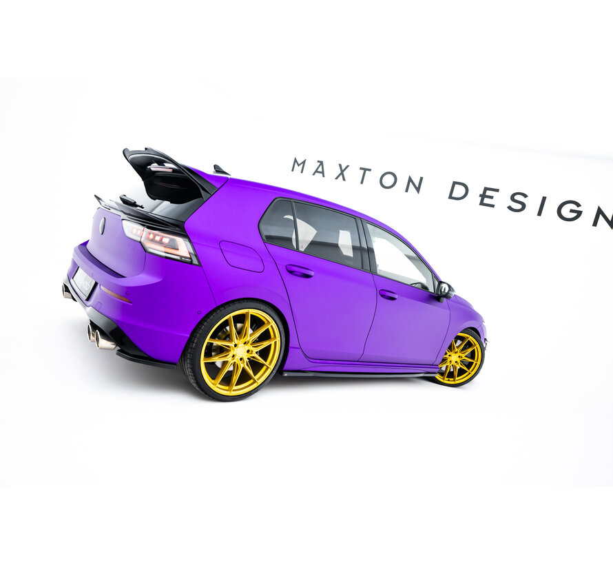 Maxton Design Rear Side Splitters V.1 for Volkswagen Golf R Hatchback Mk8 Facelift