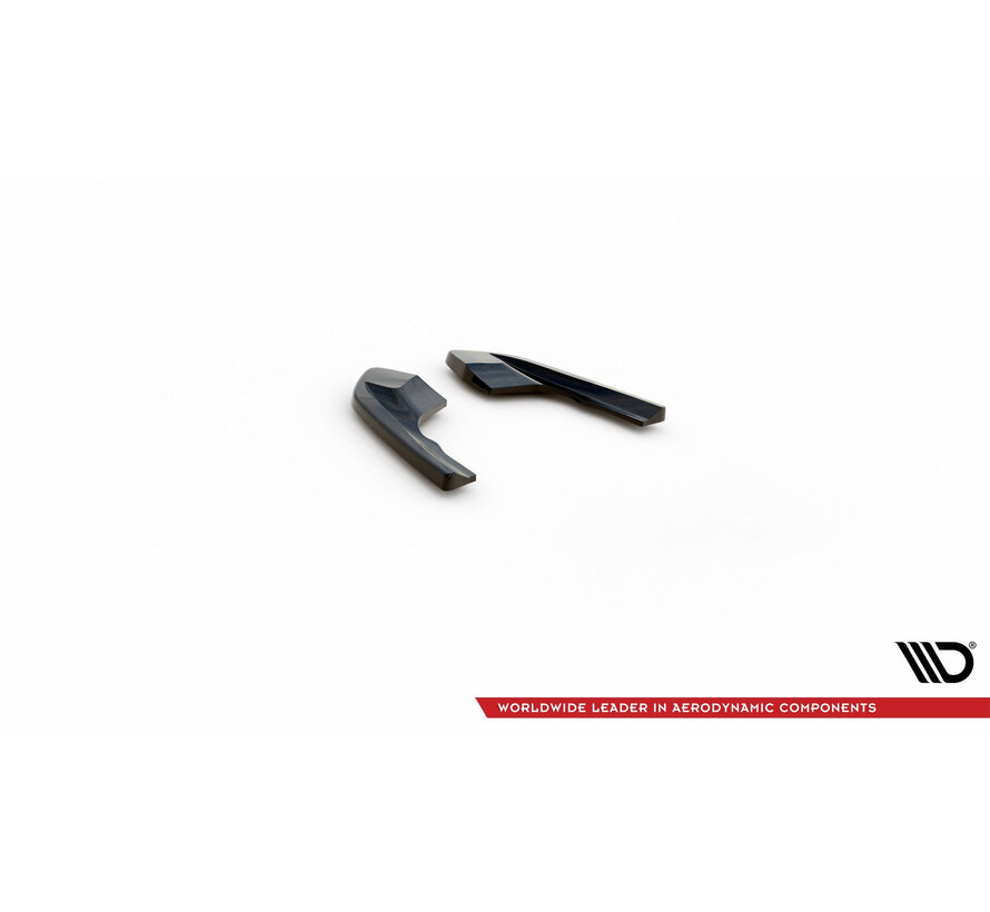 Maxton Design Rear Side Splitters V.1 for Volkswagen Golf R Hatchback Mk8 Facelift