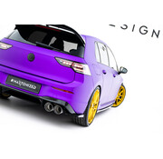 Maxton Design Maxton Design Rear Side Splitters V.2 for Volkswagen Golf R Hatchback Mk8 Facelift