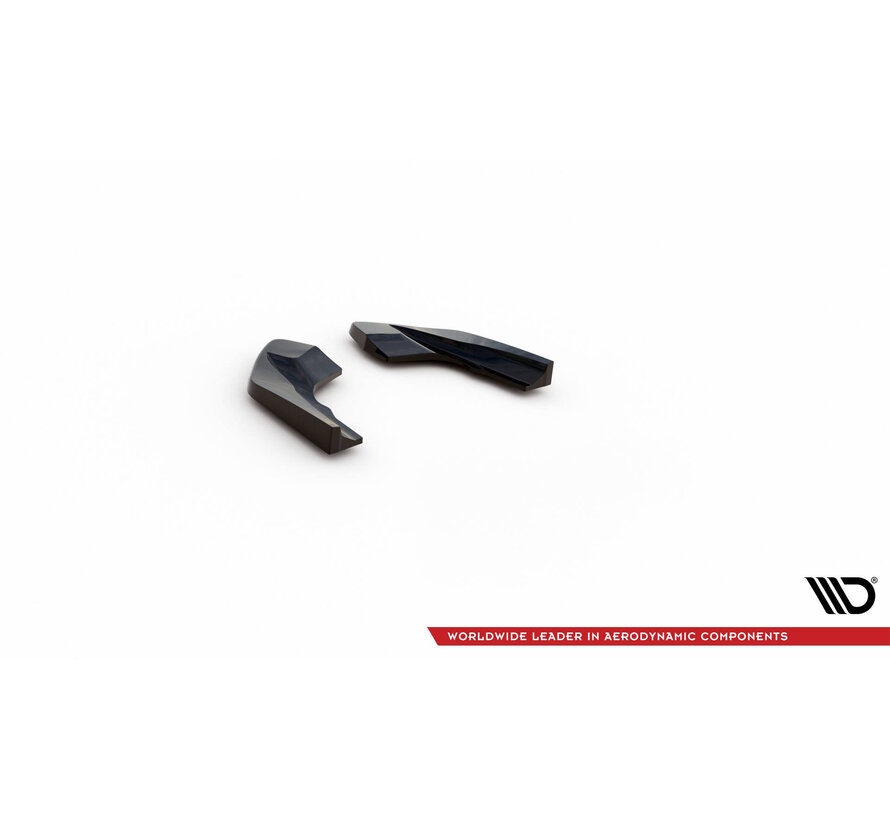 Maxton Design Rear Side Splitters V.2 for Volkswagen Golf R Hatchback Mk8 Facelift