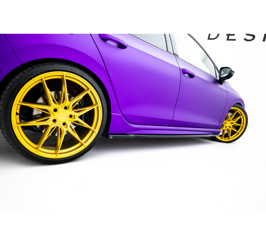 Maxton Design Side Skirts Diffusers V.1 Volkswagen Golf R Hatchback Mk8 Facelift