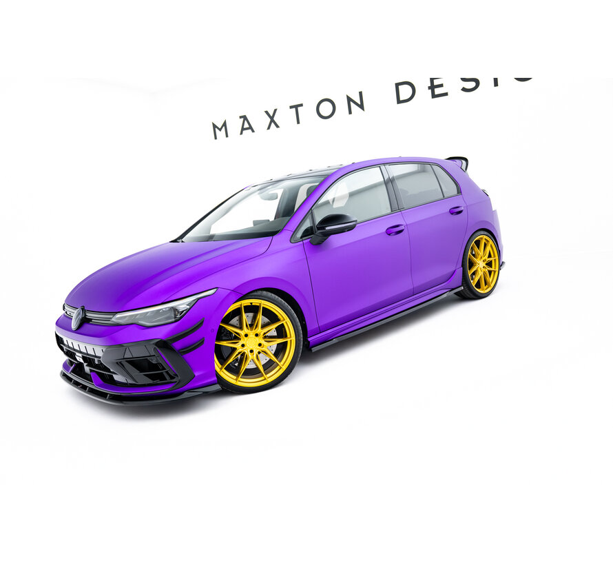 Maxton Design Side Skirts Diffusers V.1 Volkswagen Golf R Hatchback Mk8 Facelift
