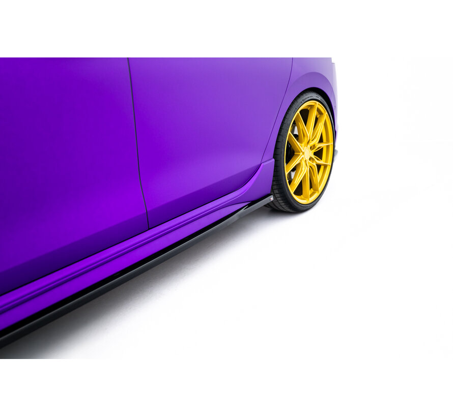 Maxton Design Side Skirts Diffusers V.1 Volkswagen Golf R Hatchback Mk8 Facelift