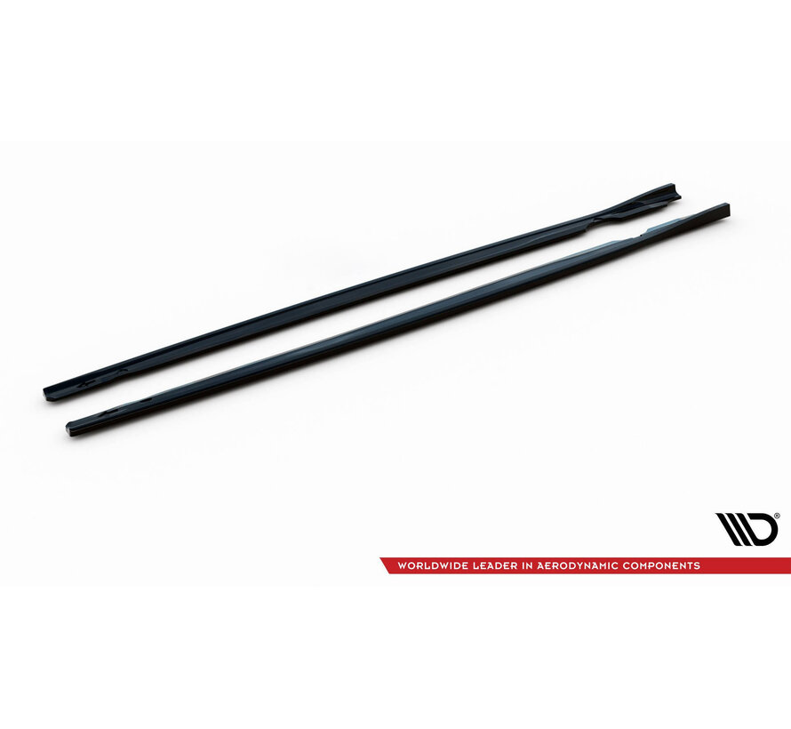 Maxton Design Side Skirts Diffusers V.2 Volkswagen Golf R Hatchback Mk8 Facelift