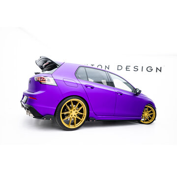Maxton Design Maxton Design Side Skirts Diffusers V.2 + Flaps Volkswagen Golf R Hatchback Mk8 Facelift