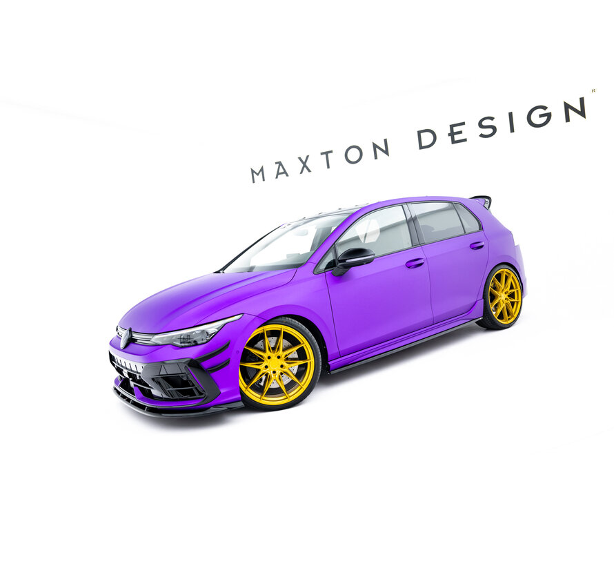 Maxton Design Side Skirts Diffusers V.3 Volkswagen Golf R Hatchback Mk8 Facelift