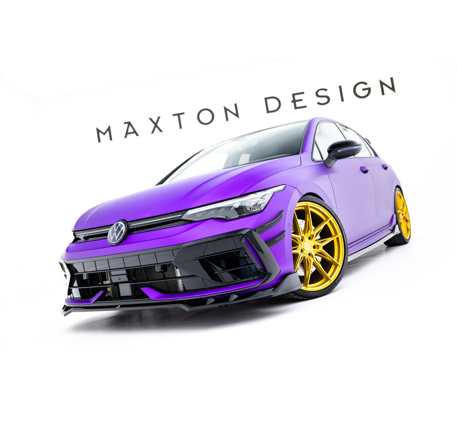 Maxton Design Front Splitter V.1 Volkswagen Golf R Hatchback Mk8 Facelift