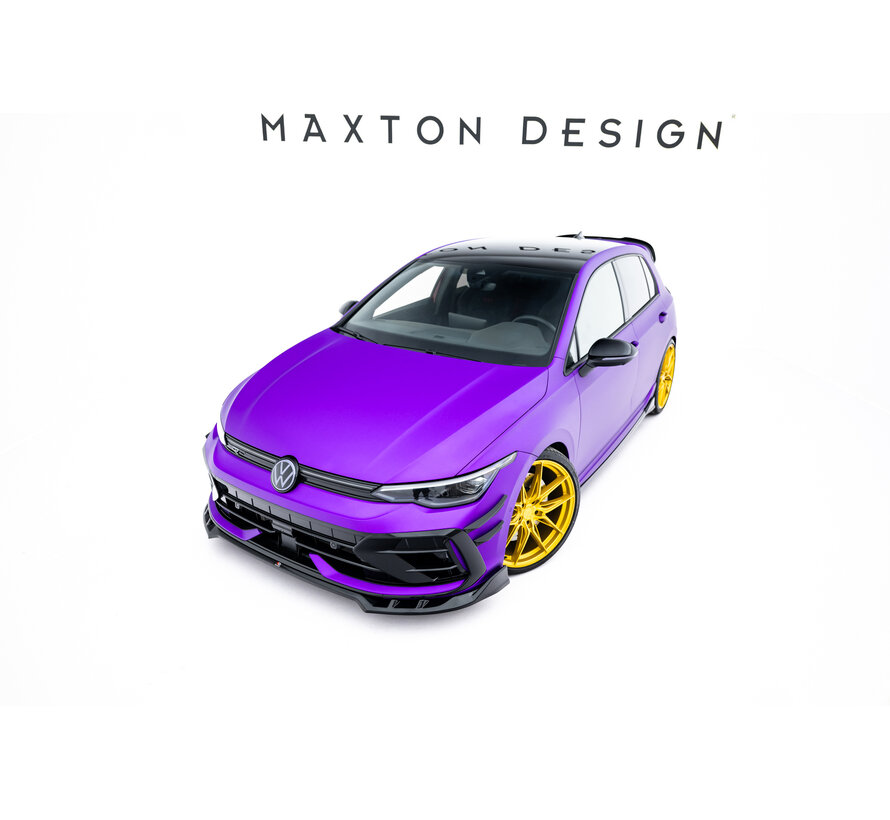 Maxton Design Front Splitter V.1 Volkswagen Golf R Hatchback Mk8 Facelift