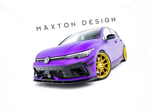 Maxton Design Maxton Design Front Splitter V.2 Volkswagen Golf R Hatchback Mk8 Facelift
