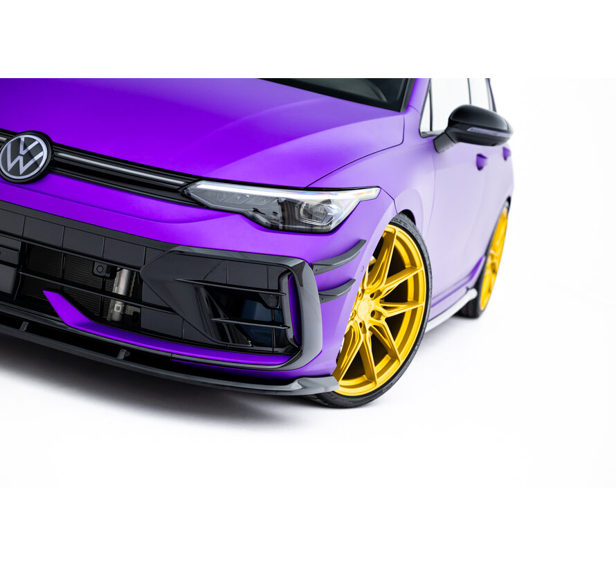 Maxton Design Front Splitter V.2 Volkswagen Golf R Hatchback Mk8 Facelift