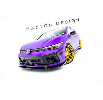 Maxton Design Maxton Design Front Splitter V.3 Volkswagen Golf R Hatchback Mk8 Facelift