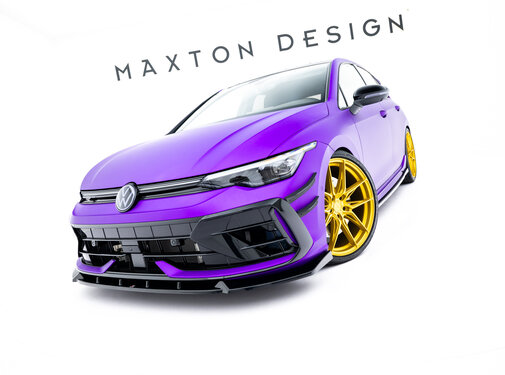 Maxton Design Maxton Design Front Splitter V.3 Volkswagen Golf R Hatchback Mk8 Facelift