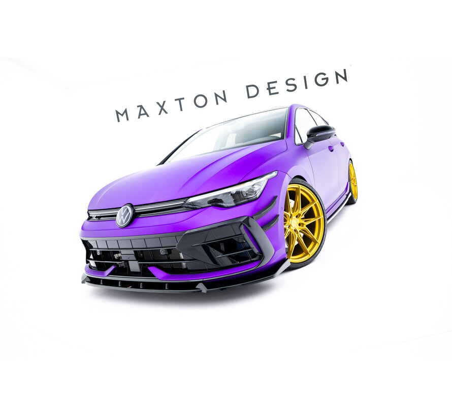 Maxton Design Front Splitter V.3 Volkswagen Golf R Hatchback Mk8 Facelift