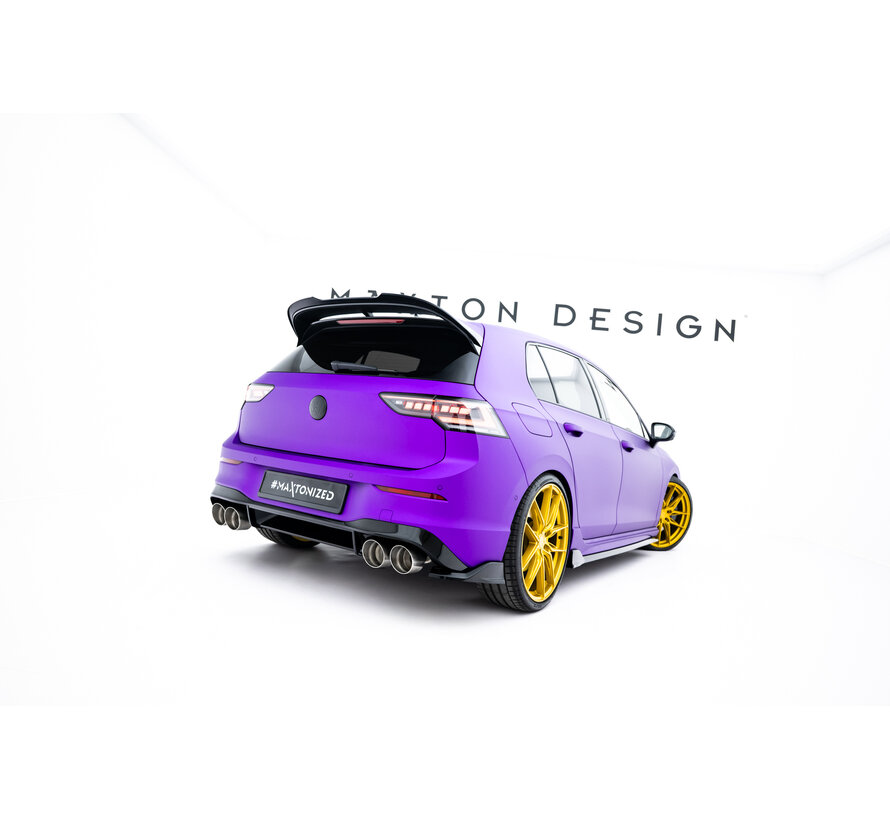 Maxton Design Rear Side Splitters V.7 Volkswagen Golf R Hatchback Mk8 / Mk8 Facelift