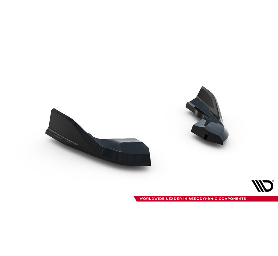 Maxton Design Rear Side Splitters V.7 Volkswagen Golf R Hatchback Mk8 / Mk8 Facelift