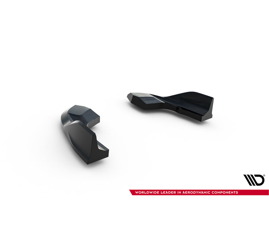 Maxton Design Rear Side Splitters V.7 Volkswagen Golf R Hatchback Mk8 / Mk8 Facelift