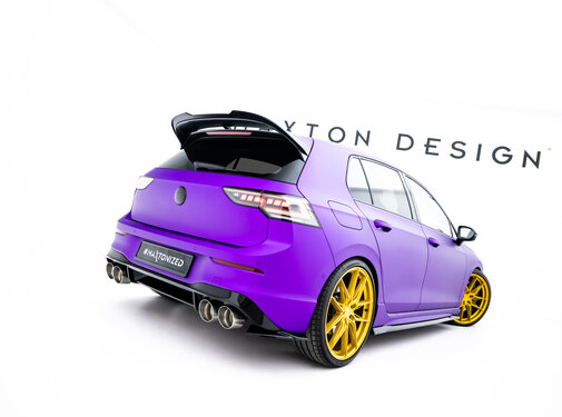 Maxton Design Maxton Design Rear Side Splitters V.8 Volkswagen Golf R Hatchback Mk8 / Mk8 Facelift