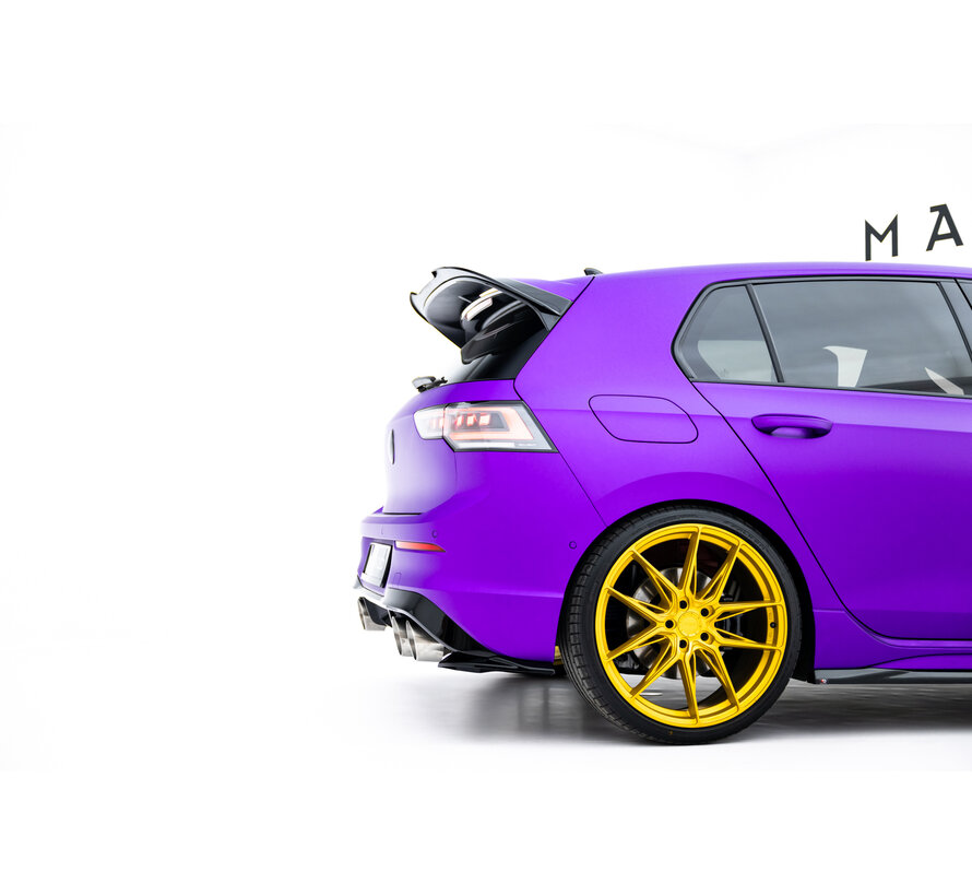 Maxton Design Rear Side Splitters V.8 Volkswagen Golf R Hatchback Mk8 / Mk8 Facelift