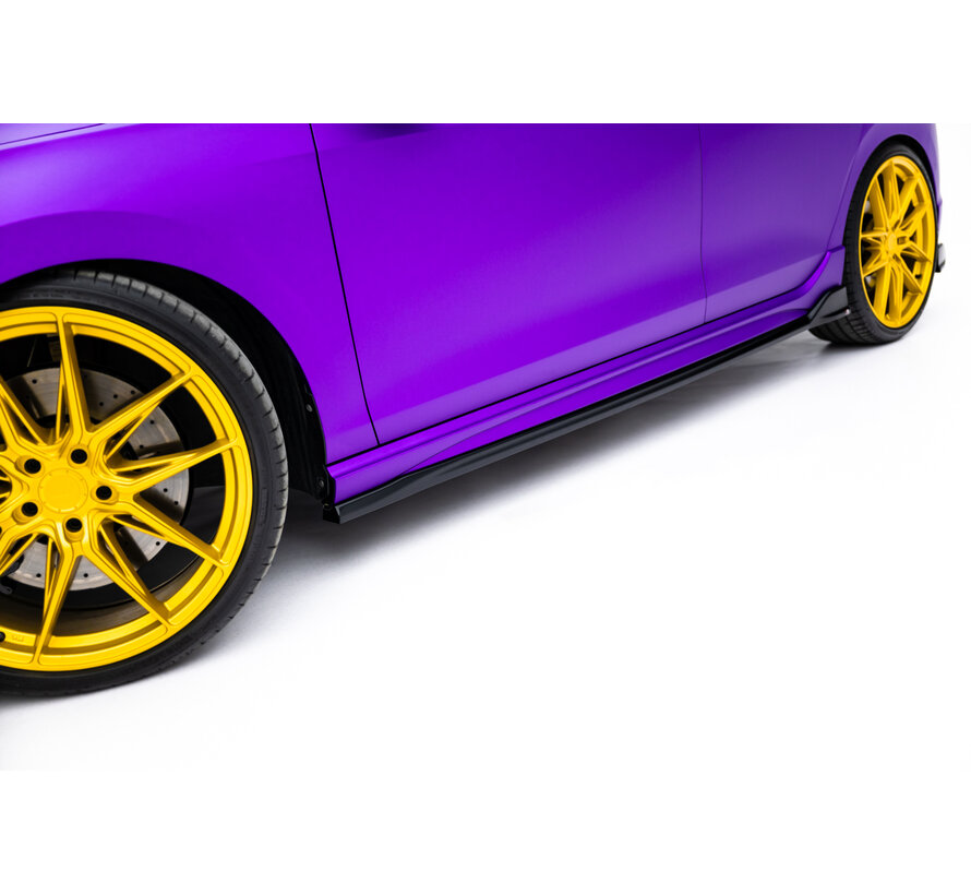 Maxton Design Side Skirts Diffusers V.4 Volkswagen Golf R Hatchback Mk8 / Mk8 Facelift