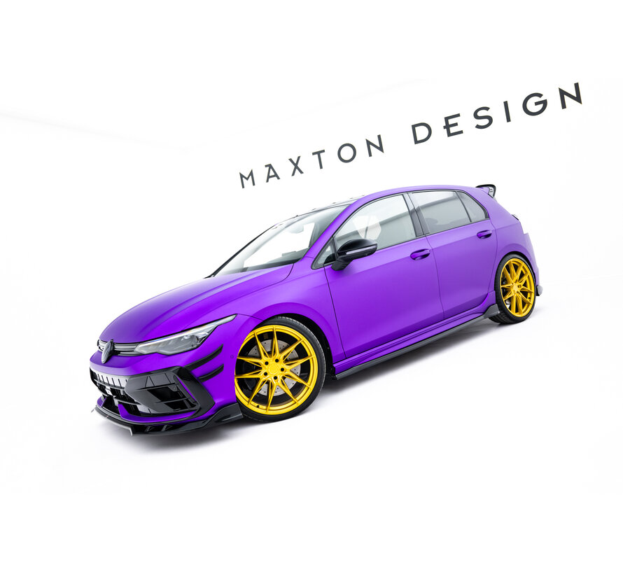 Maxton Design Side Skirts Diffusers V.4 Volkswagen Golf R Hatchback Mk8 / Mk8 Facelift