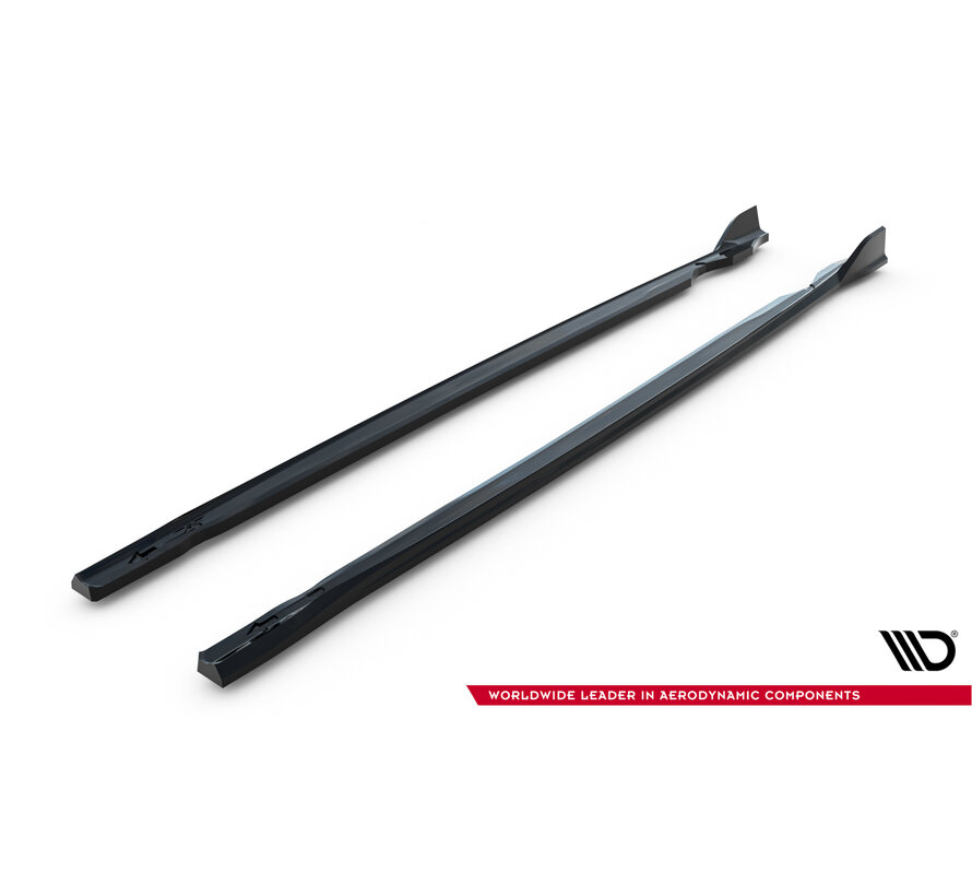 Maxton Design Side Skirts Diffusers V.4 Volkswagen Golf R Hatchback Mk8 / Mk8 Facelift